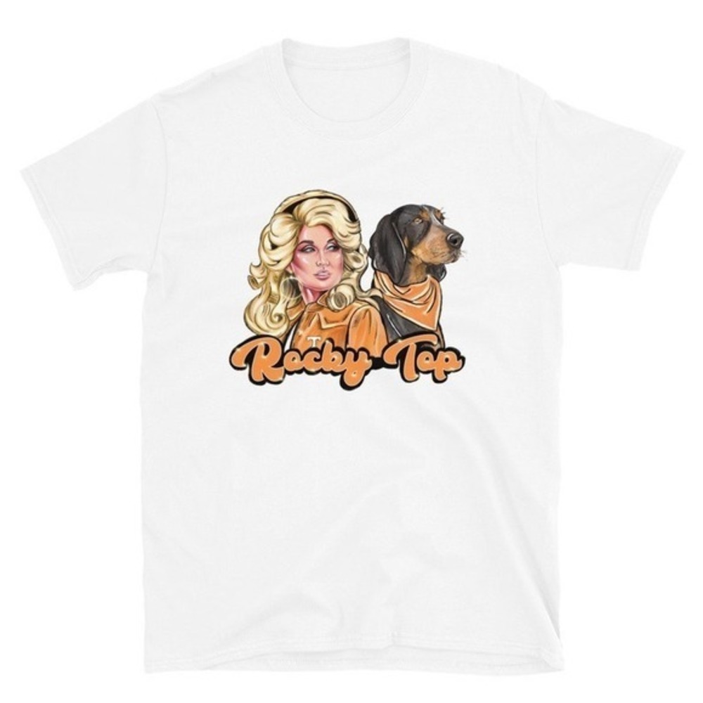 Dolly Tennessee Vols Tshirt Rocky Top Tshirt Smoky Tennessee Volunteers Tee
